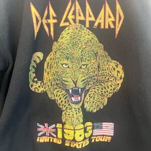 Def Leppard Graphic 1983 US Tour Sweatshirt